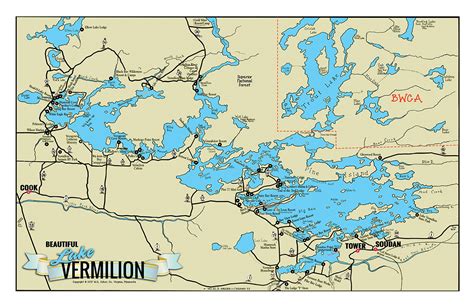 Lake Vermilion Map Printable